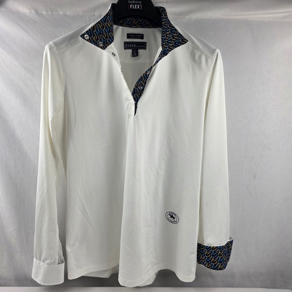 Essex Classics Tops - Essex Classics Ladies Talent Yarn Long Sleeve Show Shirt Bridle Equestrian